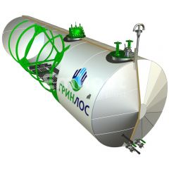 ГРИНЛОС Емкость стальная 100 м3 горизонтальная наземная с подогревом